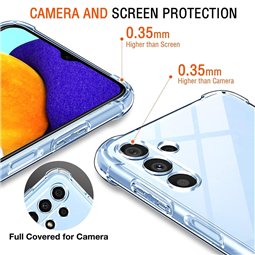 Techsuit - Silicone transparent antichoc - Samsung Galaxy A13 5G / A04S - Transparent