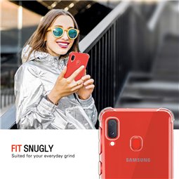 Techsuit - Silicone transparent antichoc - Samsung Galaxy A20e - Transparent