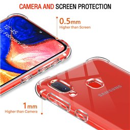 Techsuit - Silicone transparent antichoc - Samsung Galaxy A20e - Transparent