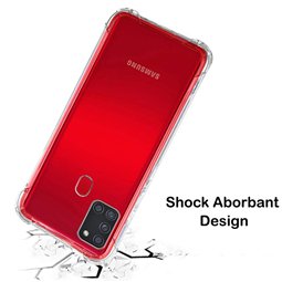 Techsuit - Silicone transparent antichoc - Samsung Galaxy A21s - Transparent