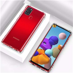 Techsuit - Silicone transparent antichoc - Samsung Galaxy A21s - Transparent