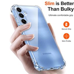 Techsuit - Silicone transparent antichoc - Samsung Galaxy A25 5G - Transparent