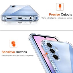 Techsuit - Silicone transparent antichoc - Samsung Galaxy A25 5G - Transparent