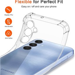 Techsuit - Silicone transparent antichoc - Samsung Galaxy A25 5G - Transparent