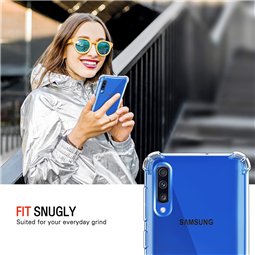 Techsuit - Silicone transparent antichoc - Samsung Galaxy A30s / A50 / A50s - Transparent