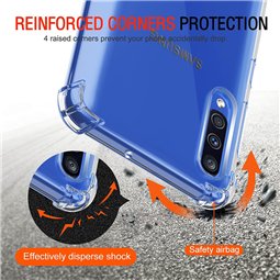 Techsuit - Silicone transparent antichoc - Samsung Galaxy A30s / A50 / A50s - Transparent