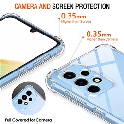 Techsuit - Silicone transparent antichoc - Samsung Galaxy A33 5G - Transparent