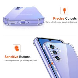 Techsuit - Silicone transparent antichoc - Samsung Galaxy A34 5G - Transparent