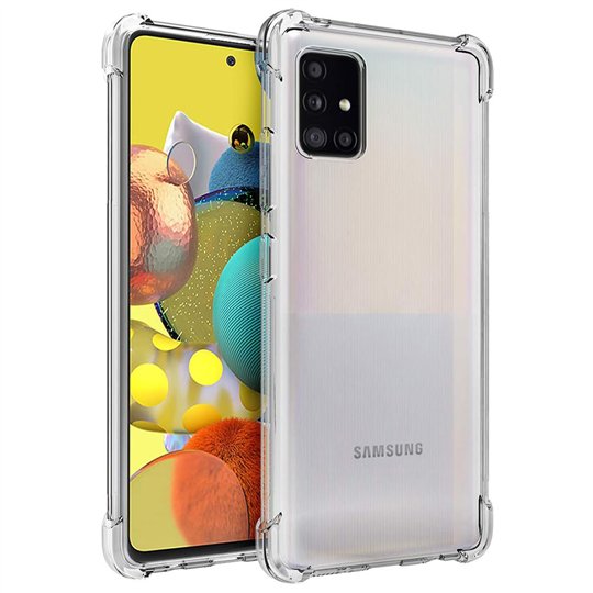 Techsuit - Silicone transparent antichoc - Samsung Galaxy A51 4G - Transparent