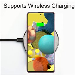 Techsuit - Silicone transparent antichoc - Samsung Galaxy A51 4G - Transparent