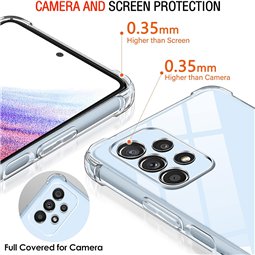 Techsuit - Silicone transparent antichoc - Samsung Galaxy A53 5G - Transparent