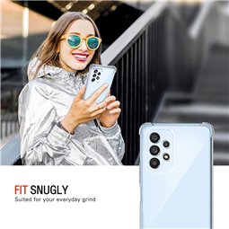 Techsuit - Silicone transparent antichoc - Samsung Galaxy A53 5G - Transparent
