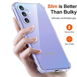 Techsuit - Silicone transparent antichoc - Samsung Galaxy A55 5G - Transparent