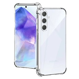 Techsuit - Silicone transparent antichoc - Samsung Galaxy M55 - Transparent