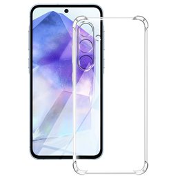 Techsuit - Silicone transparent antichoc - Samsung Galaxy M55 - Transparent