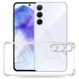Techsuit - Silicone transparent antichoc - Samsung Galaxy M55 - Transparent