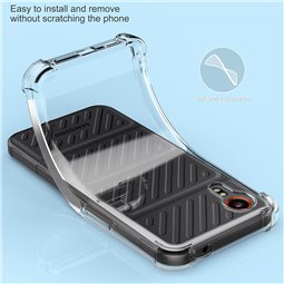 Techsuit - Silicone transparent antichoc - Samsung Galaxy Xcover7 - Transparent