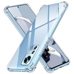 Techsuit - Silicone transparent antichoc - Xiaomi 12 / 12X - Transparent