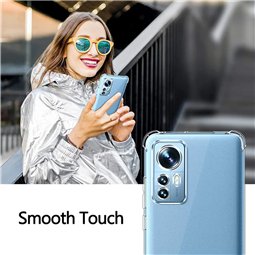 Techsuit - Silicone transparent antichoc - Xiaomi 12 / 12X - Transparent