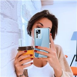 Techsuit - Silicone transparent antichoc - Xiaomi 12T / 12T Pro - Transparent