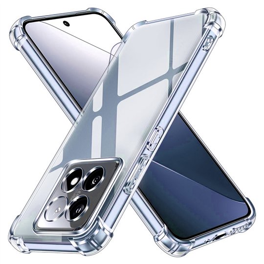 Techsuit - Silicone transparent antichoc - Xiaomi 14T Pro - Transparent Techsuit - Silicone transparent antichoc - Xiaomi 14T Pro - Transparent