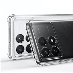 Techsuit - Silicone transparent antichoc - Xiaomi Poco F6 Pro - Transparent