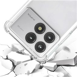 Techsuit - Silicone transparent antichoc - Xiaomi Poco F6 Pro - Transparent