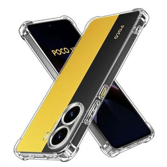 Techsuit - Silicone transparent antichoc - Xiaomi Poco X7 Pro - Transparent Techsuit - Silicone transparent antichoc - Xiaomi Poco X7 Pro - Transparent
