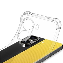 Techsuit - Silicone transparent antichoc - Xiaomi Poco X7 Pro - Transparent