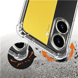 Techsuit - Silicone transparent antichoc - Xiaomi Poco X7 Pro - Transparent