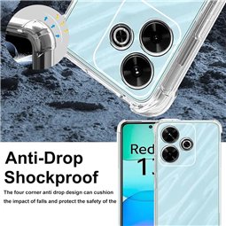 Techsuit - Silicone transparent antichoc - Xiaomi Redmi 13 / Poco M6 4G - Transparent