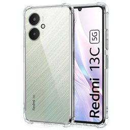 Techsuit - Silicone transparent antichoc [Protection de la caméra] - Xiaomi Redmi 13C 5G - Transparent