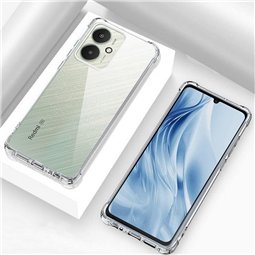 Techsuit - Silicone transparent antichoc [Protection de la caméra] - Xiaomi Redmi 13C 5G - Transparent