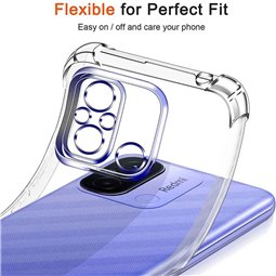 Techsuit - Silicone transparent antichoc - Xiaomi Redmi Note 11 Pro+ 5G - Transparent