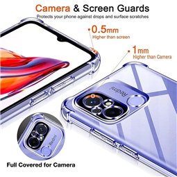 Techsuit - Silicone transparent antichoc - Xiaomi Redmi Note 11 Pro+ 5G - Transparent