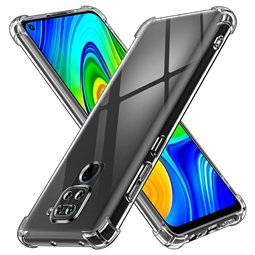 Techsuit - Silicone transparent antichoc - Xiaomi Redmi Note 9 / Redmi 10X 4G - Transparent
