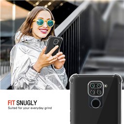 Techsuit - Silicone transparent antichoc - Xiaomi Redmi Note 9 / Redmi 10X 4G - Transparent