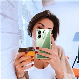 Techsuit - Silicone transparent antichoc - Xiaomi Redmi Note 13 4G - Transparent