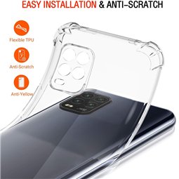 Techsuit - Silicone transparent antichoc - Xiaomi Mi 10 Lite - Transparent