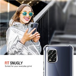 Techsuit - Silicone transparent antichoc - Xiaomi Mi 10 Lite - Transparent