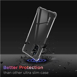 Techsuit - Silicone transparent antichoc - Xiaomi Mi 11i / Poco F3 - Transparent