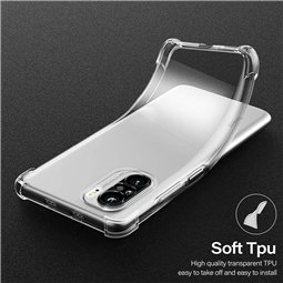 Techsuit - Silicone transparent antichoc - Xiaomi Mi 11i / Poco F3 - Transparent