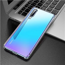 Techsuit - Silicone transparent antichoc - Huawei P30 - Transparent