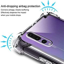 Techsuit - Silicone transparent antichoc - Huawei P20 Lite - Transparent
