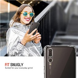 Techsuit - Silicone transparent antichoc - Huawei P20 Pro - Transparent
