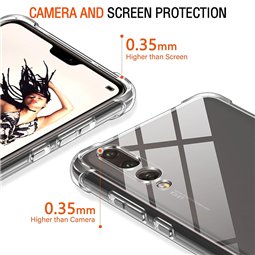 Techsuit - Silicone transparent antichoc - Huawei P20 Pro - Transparent