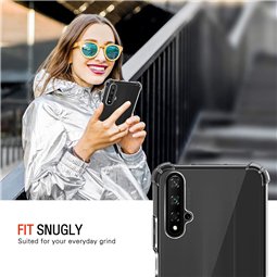 Techsuit - Silicone transparent antichoc - Huawei Nova 5T / Honor 20 - Transparent