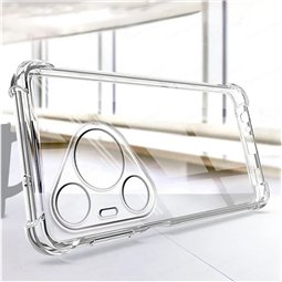Techsuit - Silicone transparent antichoc - Huawei Pura 70 Pro - Transparent