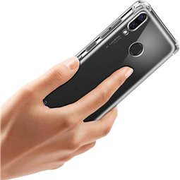 Techsuit - Silicone transparent antichoc - Huawei Mate 20 Pro - Transparent