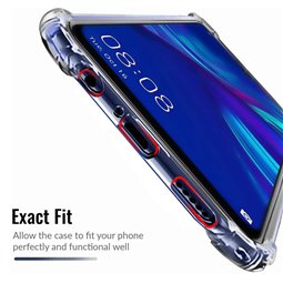 Techsuit - Silicone transparent antichoc - Huawei P Smart 2019 - Transparent